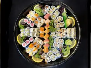sushi roll platter
