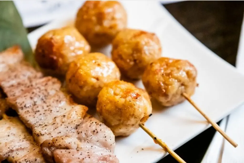 meatballs on stick