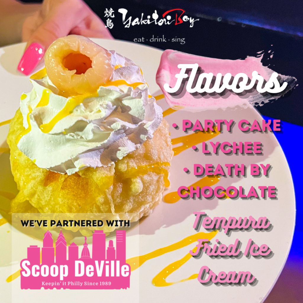 We’ve partnered with Scoop DeVille to create a perfect sweet ending to your meal!