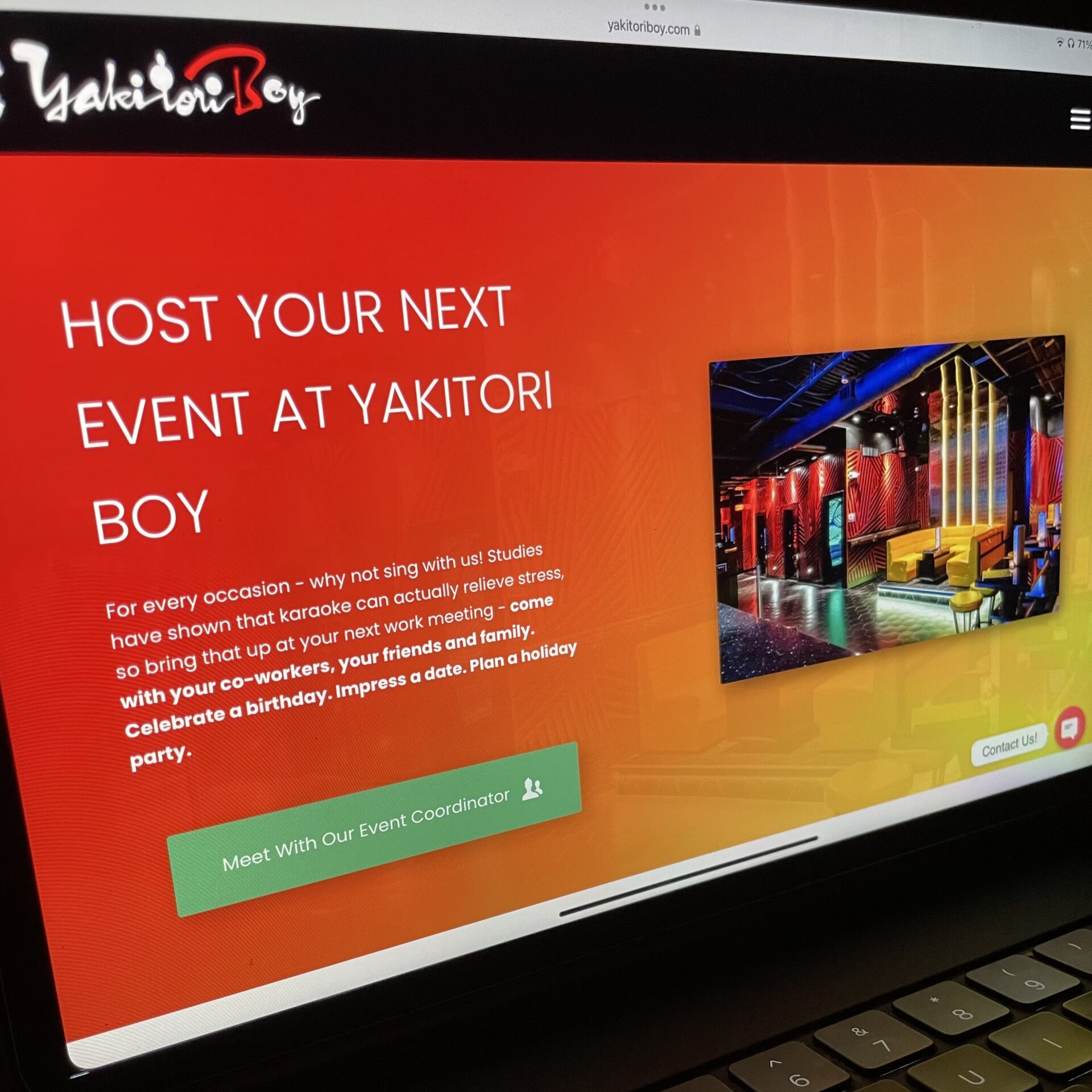 What's New, Current Events - Yakitori Boy